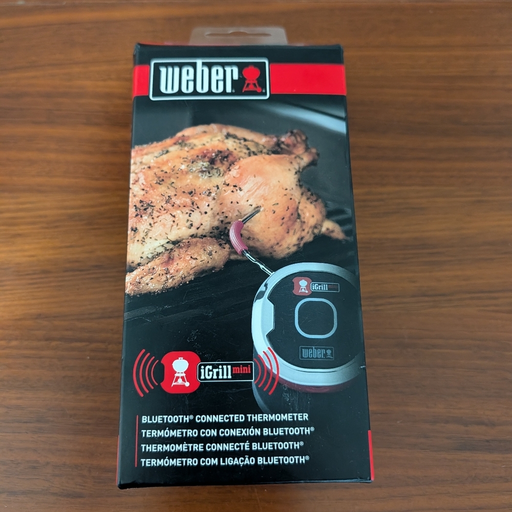 Weber iGrill Mini Digital All Bluetooth Thermometer 7202 New Open Box